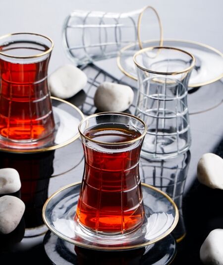 Mahidevran Gold 12 Parça Çay Seti